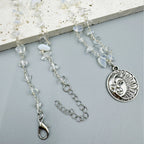 Sun & Moon Irregular Opal Stone Necklace Set N5268 - view 4