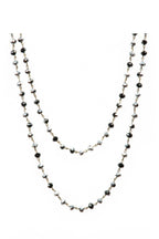 Crystal Beaded Chain Necklace N1163