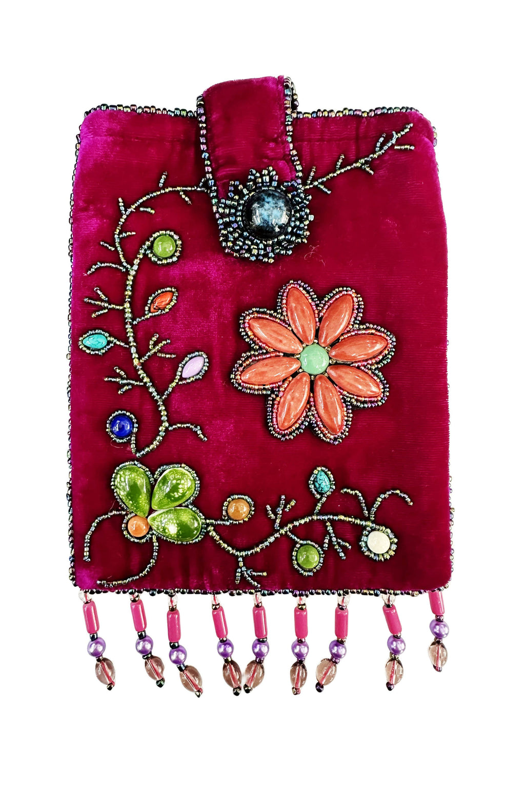 Rectangular Velvet Crossbody VBG15