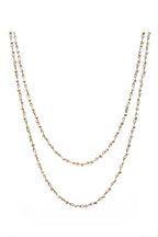 Crystal Beaded Chain Necklace N1163