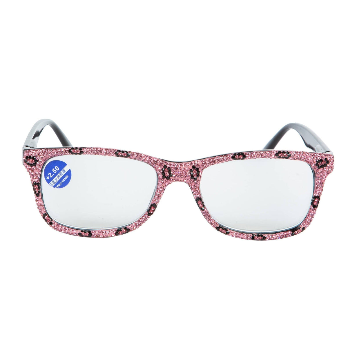 Handmade Rhinestone Rectangle Reader Glasses G0351