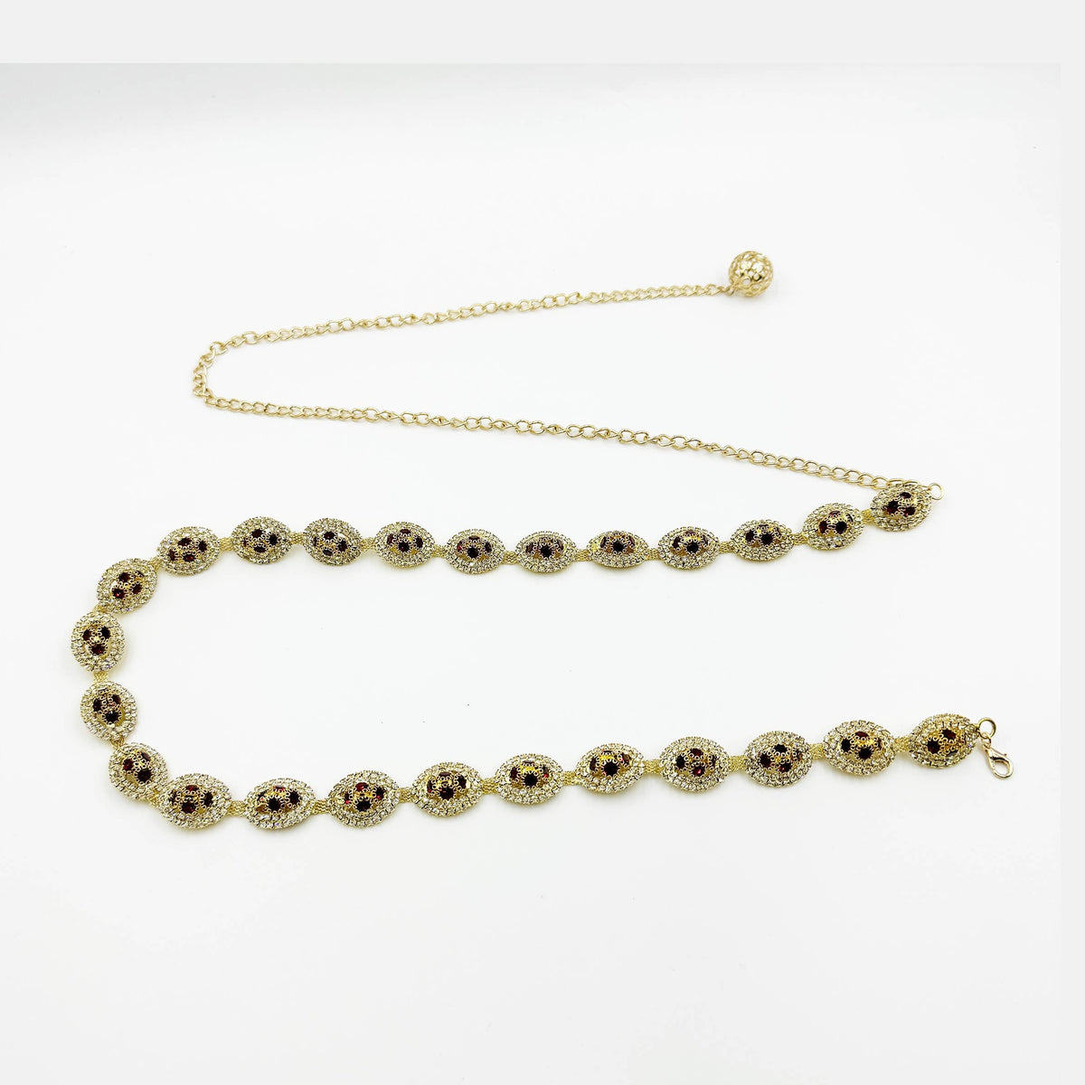 Geometry Rhinestone Waist Chain WA0274 – view 2