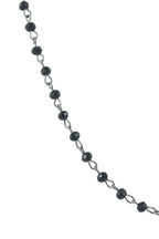 Crystal Beaded Chain Necklace N1163