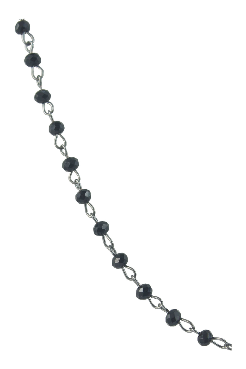 Crystal Beaded Chain Necklace N1163