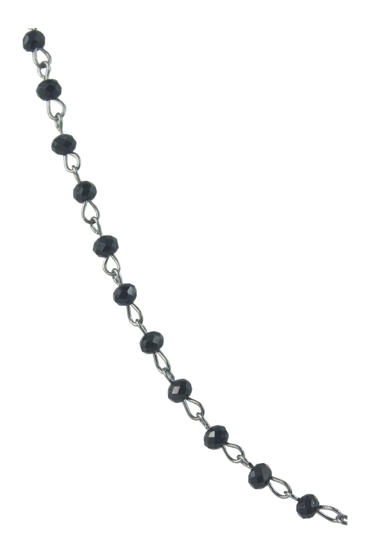 Crystal Beaded Chain Necklace N1163