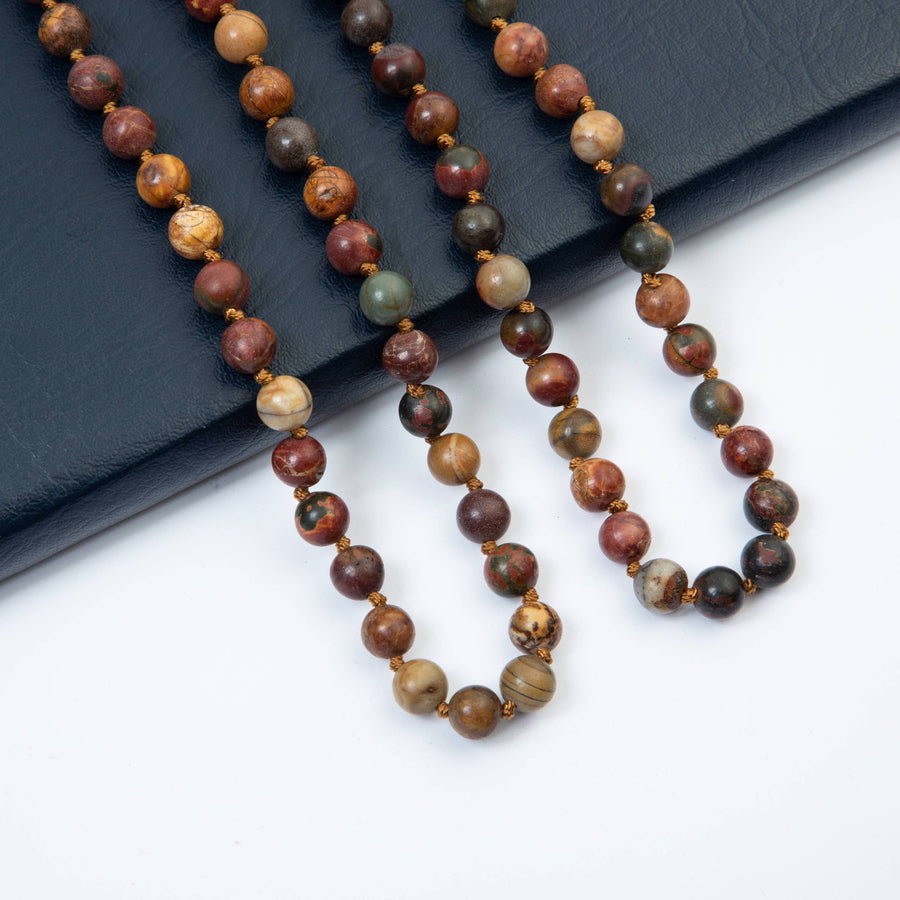 Stone Beaded Necklace N3180