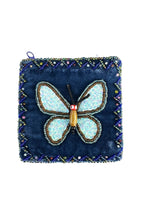 Butterfly Square Velvet Coin Purse V0712 - view 5