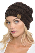 C.C Hat 20A - Slouchy Thick Warm Cable Knit Beanie for Men and Women HAT20A