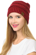 C.C Hat 20A - Slouchy Thick Warm Cable Knit Beanie for Men and Women HAT20A