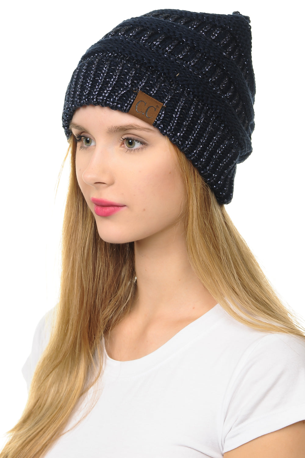 C.C Hat 20A - Slouchy Thick Warm Cable Knit Beanie for Men and Women HAT20A