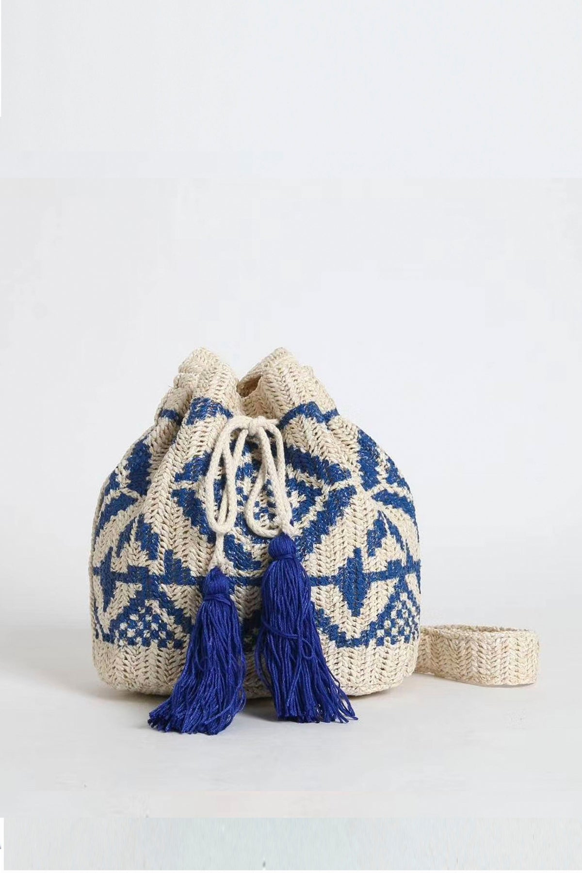 Diamond Pattern Bucket Bag HB0719