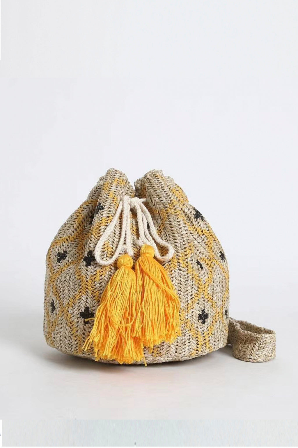 Diamond Pattern Bucket Bag HB0719