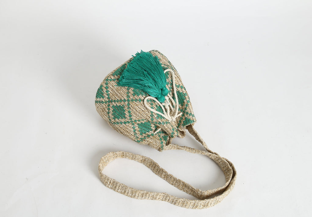 Diamond Pattern Bucket Bag HB0719