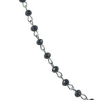 Crystal Beaded Chain Necklace N1163