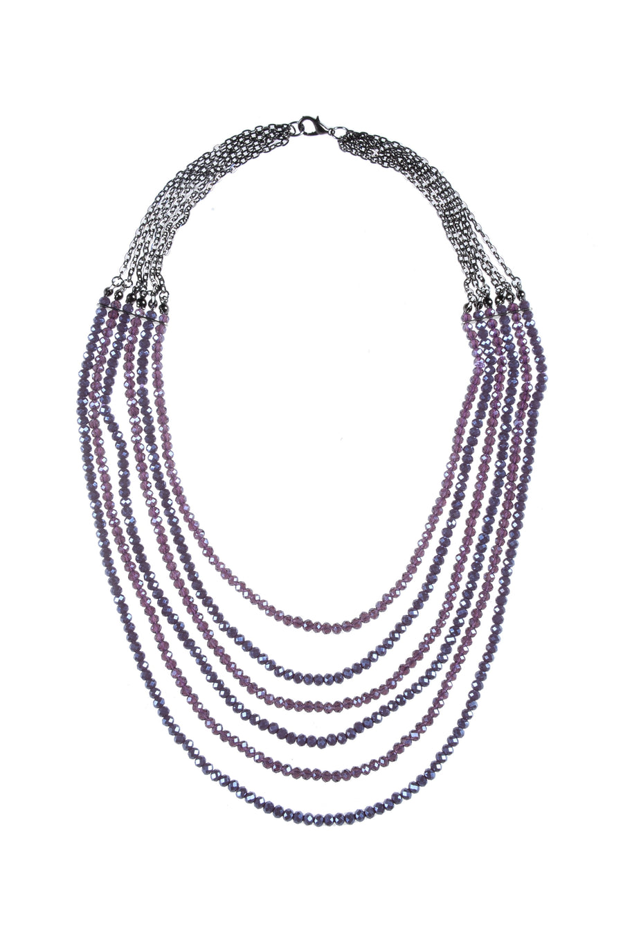 Fashion Multilayer Crystal Necklaces N2488
