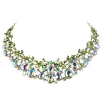 Crystal Gemstone Choker Necklace N2716