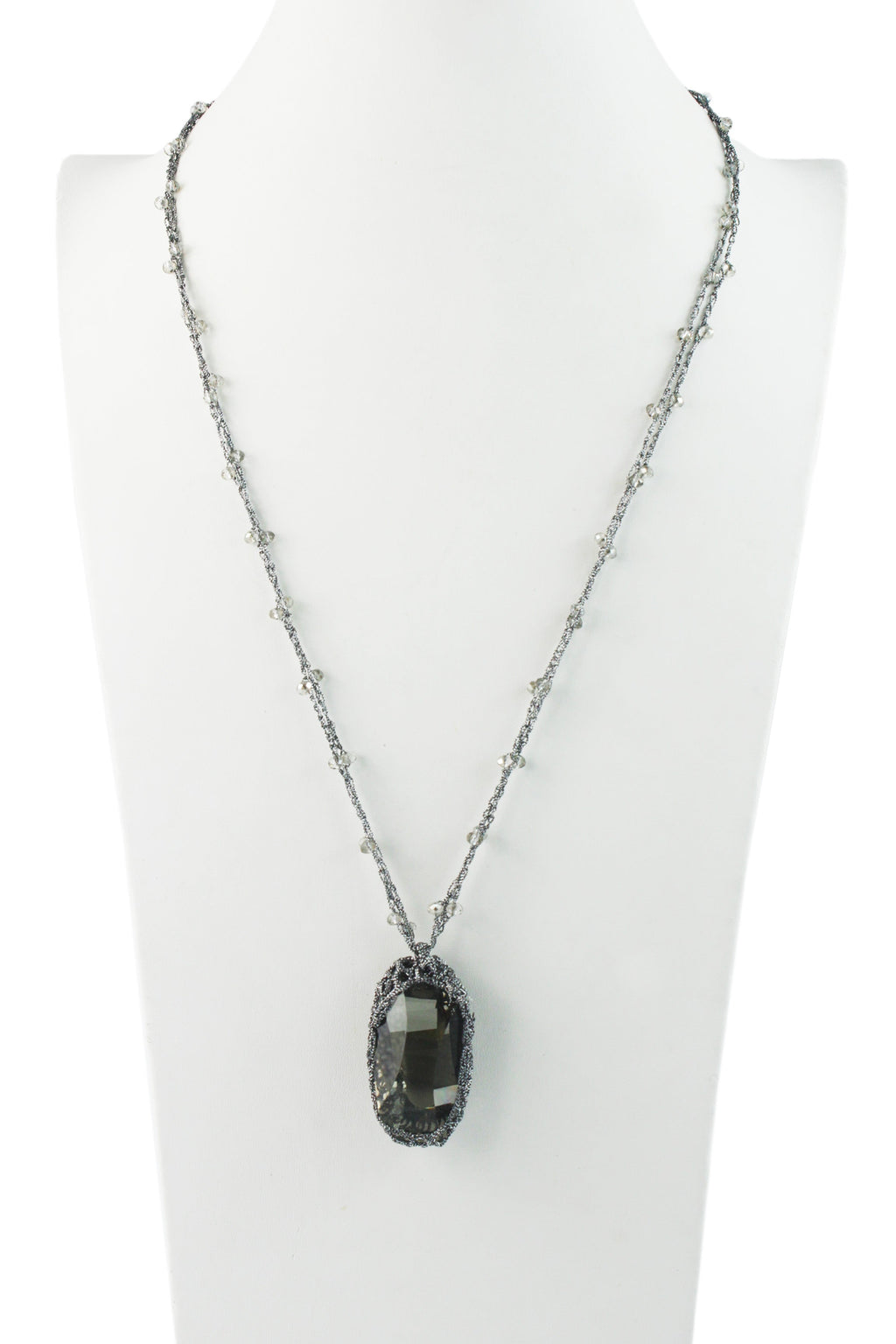 Fashion Crystal Pendant Long Necklaces N2861