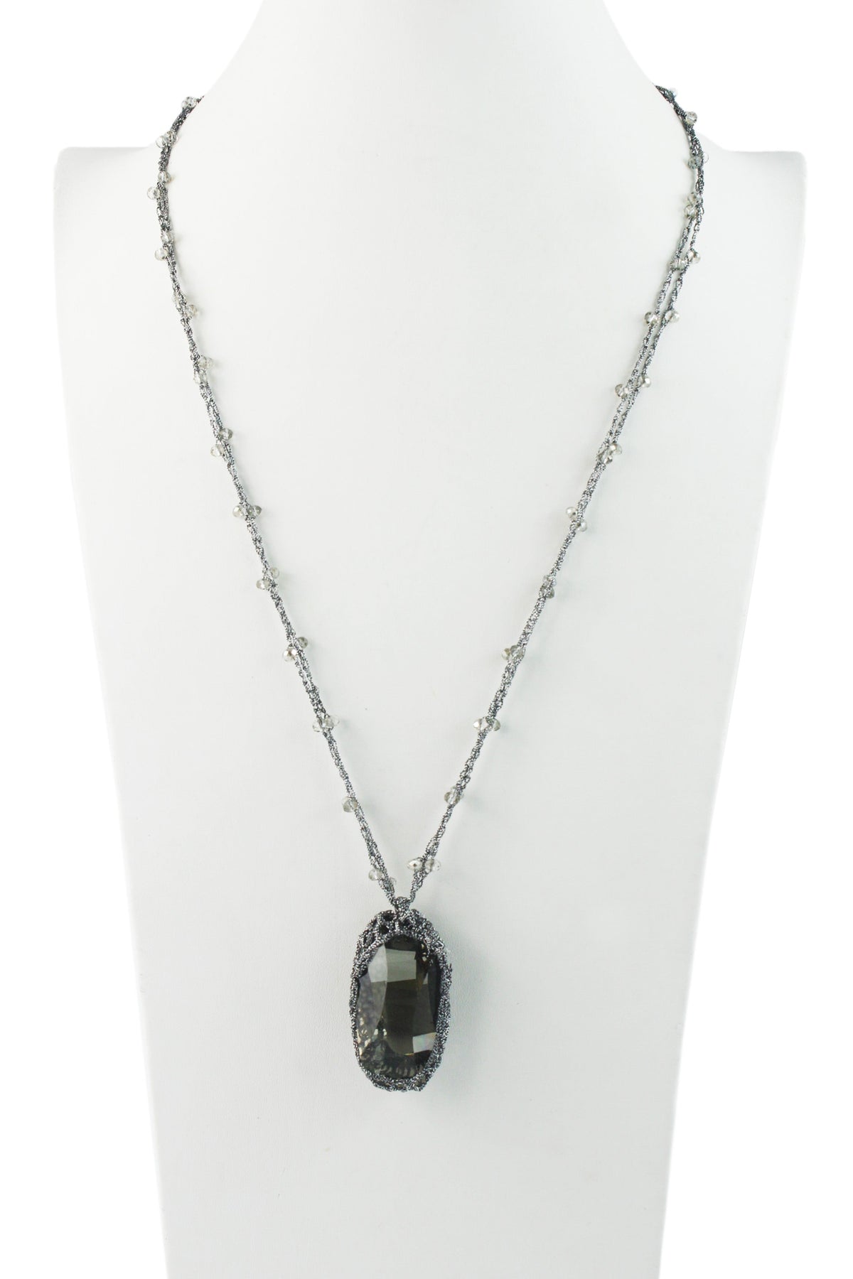 Fashion Crystal Pendant Long Necklaces N2861