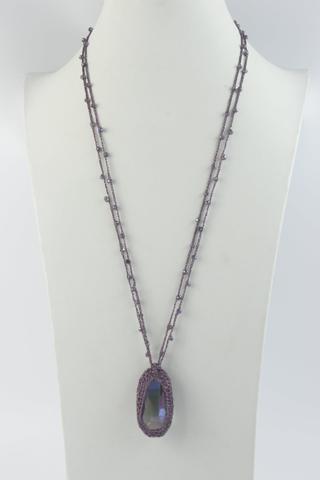 Fashion Crystal Pendant Long Necklaces N2861