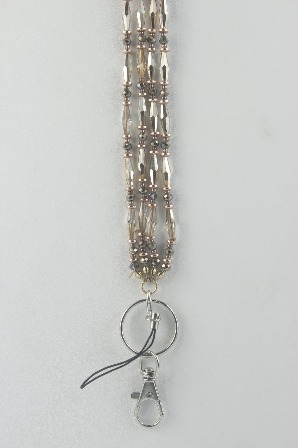 Two Layer Crystal Bead Neck Lanyard N2945