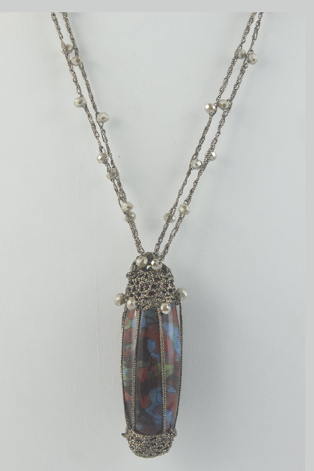 Special Glass Pendant Crystal Necklaces N2946
