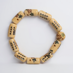 Lotus Pattern Porcelain Beads Bracelet VPI0045